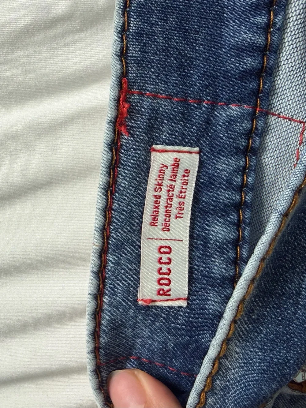 True Religion Men’s Blue Skinny Jeans